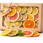 Citrusence Cutie Cadou Decor Citrice Medie – Felii Mixte 200 g