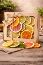 Citrusence Cutie Cadou Decor Citrice Mică – Felii Mixte 150 g - imagine 2