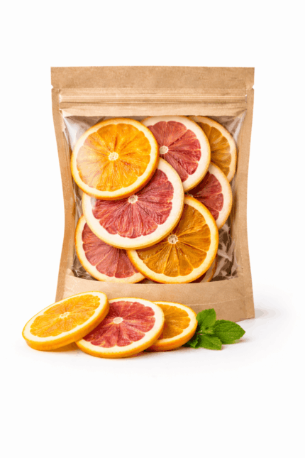 Citrusence Mix Citrice Deshidratate Tonuri Calde – Portocală Grapefruit 200 g