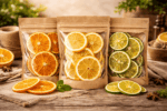 Citrusence Set Mini Decor Citrice – Portocală Lămâie Lime 3 x 50 g - imagine 2