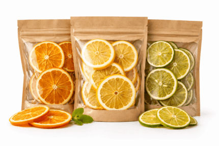 Citrusence Set Mini Decor Citrice – Portocală Lămâie Lime 3 x 50 g