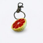 Breloc decorativ felie de lamaie Citrusence